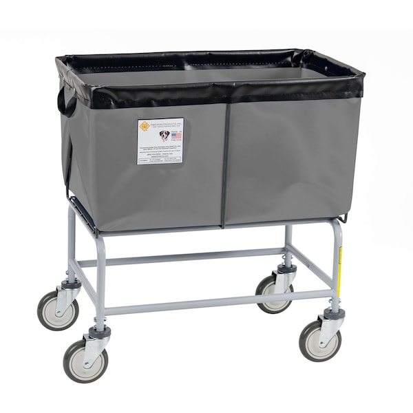 Elevated Basket Truck, Vinyl, 4 Bushel, Gray